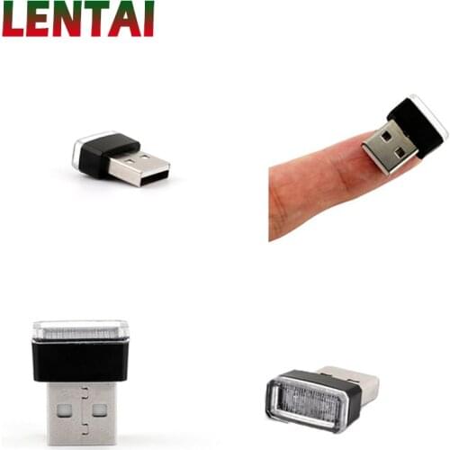 LENTAI For Opel astra h j g insignia vectra c corsa d zafira b Mini cooper Land Rover 1PC Auto Car LED USB Atmosphere Light Lamp