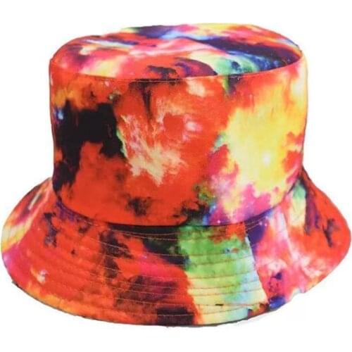 2021 Fashion Trend Leisure Outdoor Sunshade Folding Printed Cotton Double-Sided Four seasons New Fisherman HatMens And Womens