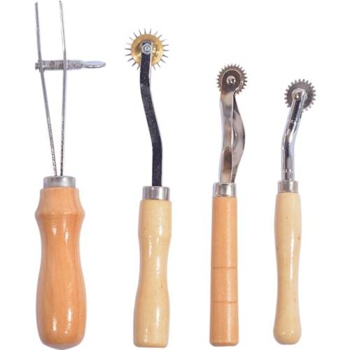 37Pcs/Set Leather Craft Tools Kit Hand Sewing Stitching Punch Carving Work Saddle DIY Leathercraft Accessories Sewing Set Gift