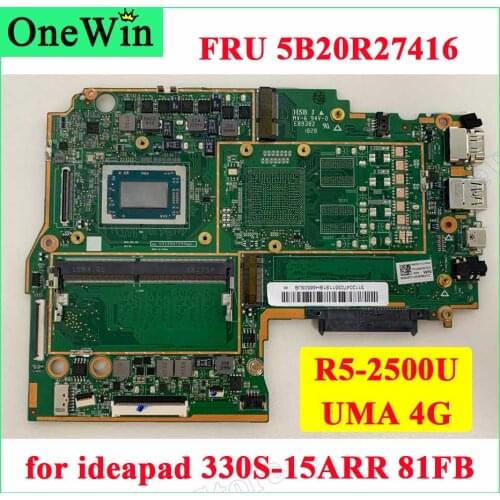 5B20R27416 for Ideapad 330S-15ARR 81FB 330S-15 100% Fully Test Notebook Integrated Motherboard AMD DDR4 R5-2500U 4G RAM R5 2500U