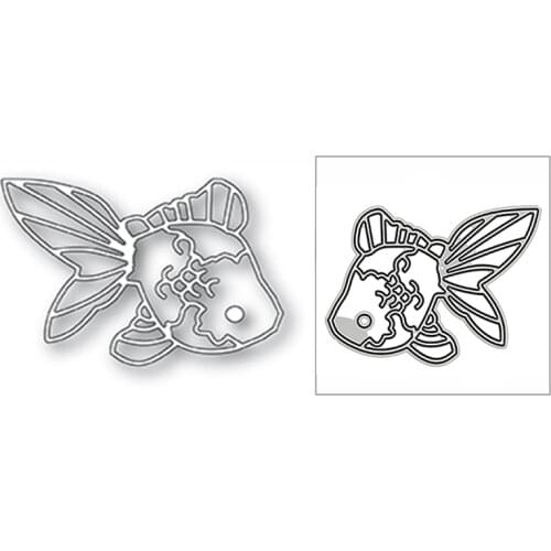 New Cute Small Goldfish 2020 Metal Cutting Dies for DIY Scrapbooking Paper and Card Making Decorative Embossing Craft No Stamps