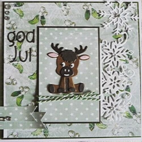 New Cute Sitting Deer Metal Cutting Dies Stencils For DIY Scrapbooking Album Photo Paper Cards Craft Decoration Embossing