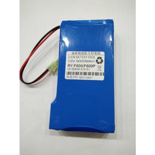 DHL Free Shipping Original Ruiyan RY600P Fiber Fusion Splicer battery 12V 9000mAh RY600P welding machine Battery power bank