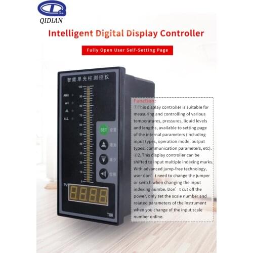 Professional factory Intelligent single light column water level indicator Digital display instrument