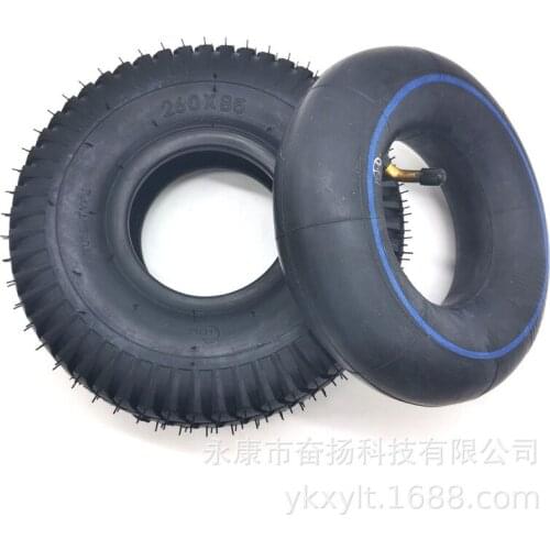 Factory Direct Sale 3.00-4/260x85 Electric Scooter Instead of Walking Car Dust Cart Inner and Outer Tire Wheel Hub