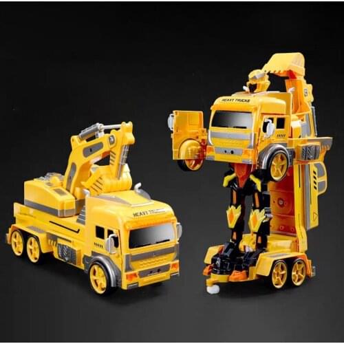 RC car Gesture sensing Deformation Engineering vehicle remote control One-click deformation and demonstration toy car for child