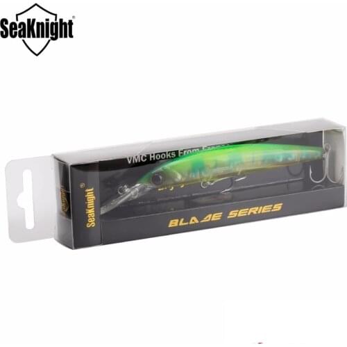 SeaKnight Minnow SK045 Fishing Lure 1PC 16.3g 11cm 0-2.5M Floating Minnow Long Tongue Ripbait Fishing Lure VMC Hooks