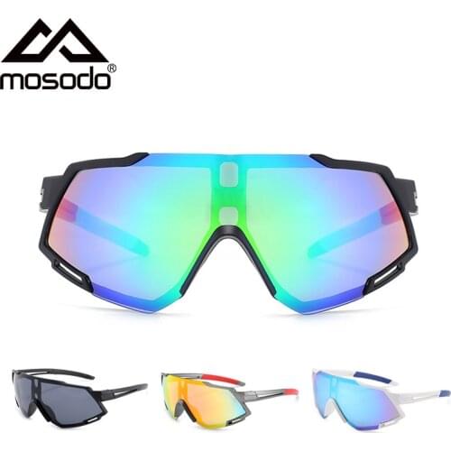 Mosodo Cycling Glasses Outdoor Sunglasses Bicycle Goggles Riding Eyewear Driving Travelling UV400 Sunglasses for Men Women