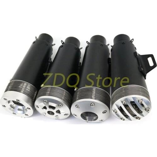 Motorcycle Exhaust Pipe Escape Moto Cafe Racer 5 Style Motorcross For Bagger Bobber Tracker Scrambler Chopper Harley-Davidson