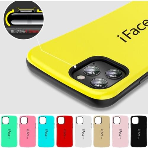 IFace mall Bumper armor Shockproof Case For iphone 12 PRO For iPhone 11 5 5S 6 6S 7 8 Plus X XR XS MAX Anti-fall Back Cover Case