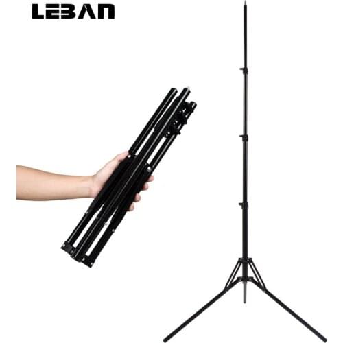 180cm Reverse Fold 4 Section Light Stand for Studio Flash,Portable Softbox,Flash Holder and Bracket