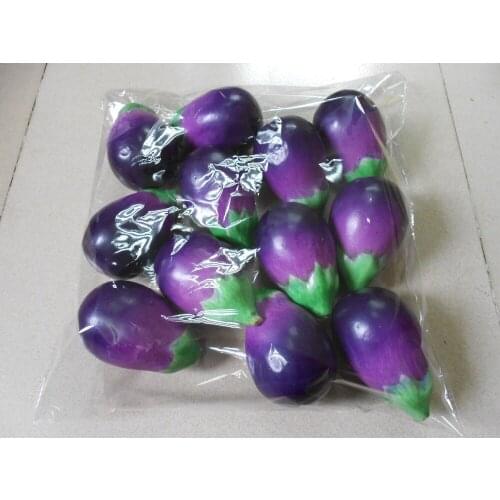 8cm eggplan Simulation fruit Mini Fruit model simulation fruit vegetable set fake fruit decorative accessories