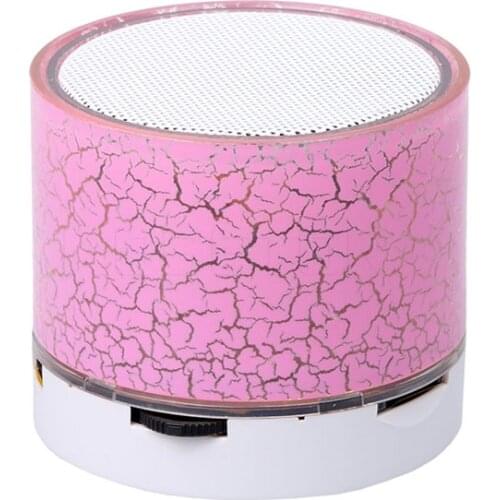 Bluetooth Speaker Mini Wireless Loudspeaker Crack LED TF USB Subwoofer Bluetooth Speakers MP3 Stereo Audio Music Player