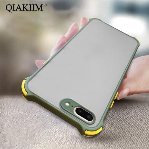 Airbag Shockproof Armor Case For iPhone 11 Pro Max XS XR X 7 8 6 6S Plus SE Cover Camera Protective Matte Clear TPU Phone Cases