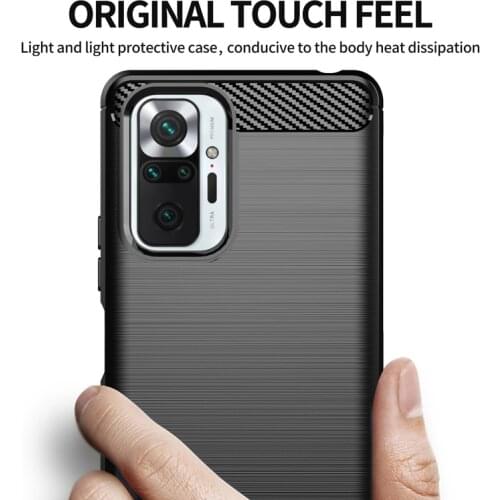 For Xiaomi Redmi Note 10 Pro Case Redmi Note 10 S Pro Max 10S Cover Shockproof Bumper Soft TPU Silicone Phone Case Redmi Note 10