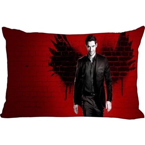 Custom Lucifer Rectangle Pillowcase zipper dakimakura Classic Pillow Case size 35X45cm DIY Gift