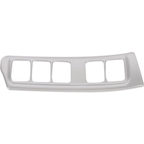 For Nissan Navara NP300 2015-2020 Car Left Central Control Headlight Switch Button Cover Trim Frame Stickers Accessories