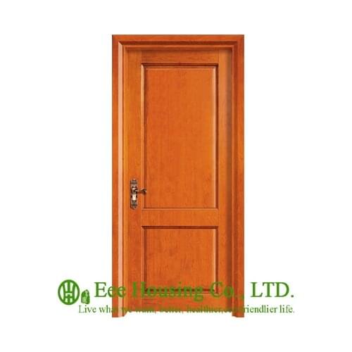 40mm thickness Timber veneer door for apartment, Swing type door, inward & outward opening entry door, MDF Timber door