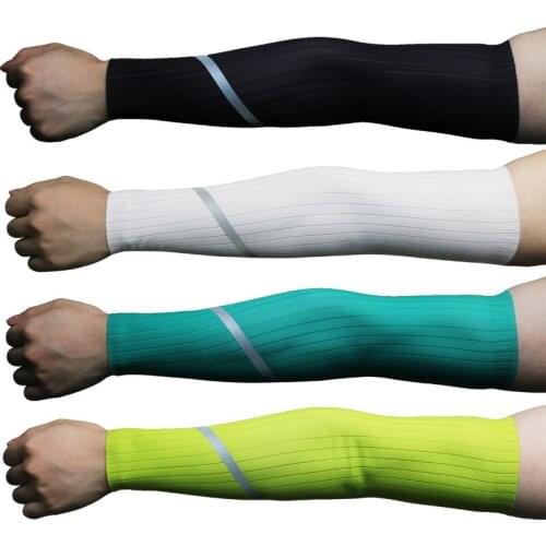Breathable Quick Dry Sleeve UV Protection Cycling Running Arm Sleeves Basketball Elbow Pad Fitness Armguards Sports Arm Sleeve
