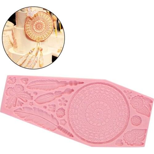 Fondant Cake Decoration Mold DIY Chocolate Mold Clay Moulds Mould Feathers Butterfly Handmade Silicone Silicone Rubber PRZY 001