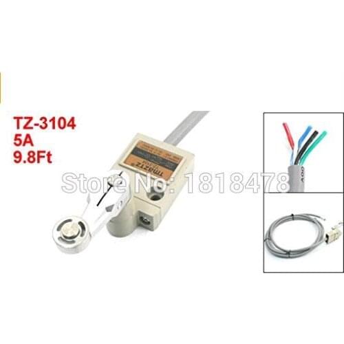 TZ-3104 9.8Ft Momentary Roller Lever Plunger Limit Switch SPDT NO+NC TZ-3104
