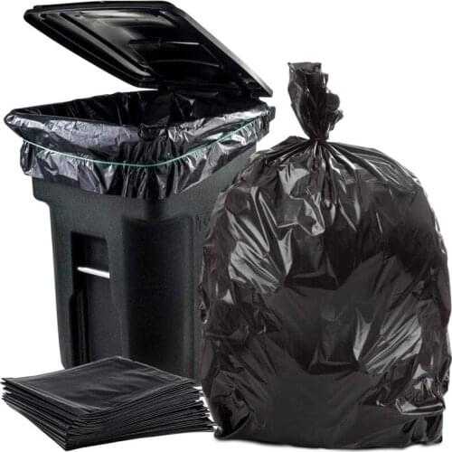 Hotel Trash Bag Big Capacity Heavy Duty Extra Large Commercial Trash Bag Garbage Yard Black Market Trash Bags