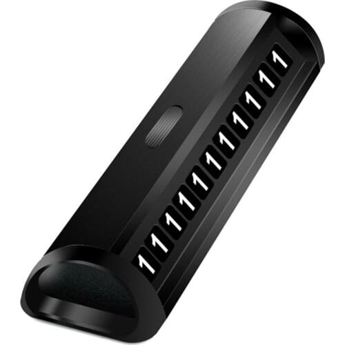 License Plate Temporary Parking Sign Temporary Parking Card Phone Number Card Board Phone Number In The Parking Lot