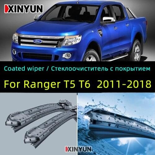 Coated wiper Front Wiper Blades For ford ford - Ranger (TKE) [2011-2019] Windshield Windscreen Front Window 24"+15"