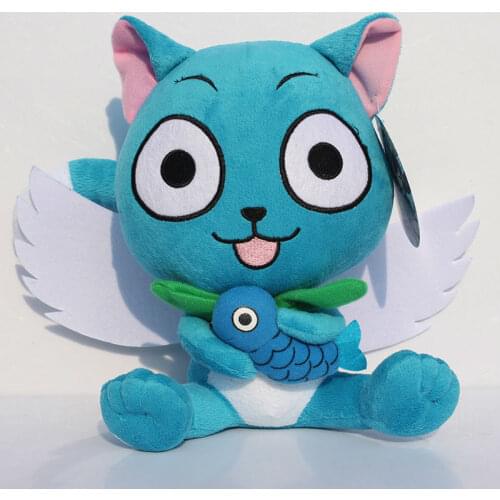 2''30cm Japanese Anime Cartoon Fairy Tail Happy Plush Toy Plush Doll Figure Toy Brithday Gift