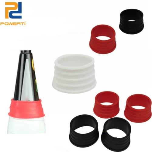 Silicone Badminton Overgrip Ring Handle Grip Ring Protecter for Badminton Racket 10pcs/lot Powerti