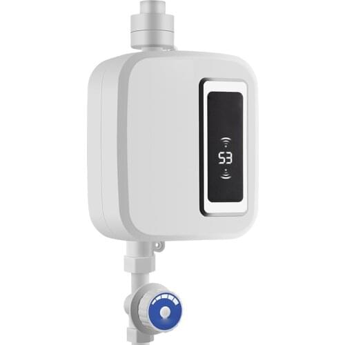 Electric Water Heater Tankless Kitchen Faucet Tap Mini Instant Shower Hot Water Heating Constant Temperature LCD Display