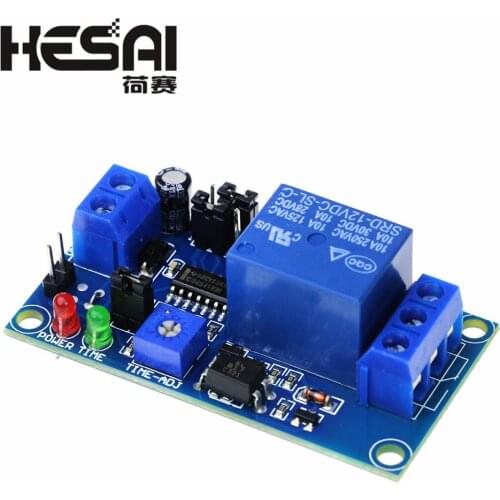 Smart Electronics DC 12V Delay Relay with Timer Delay Adjustment Potentiometer Turn On/Off Switch Module