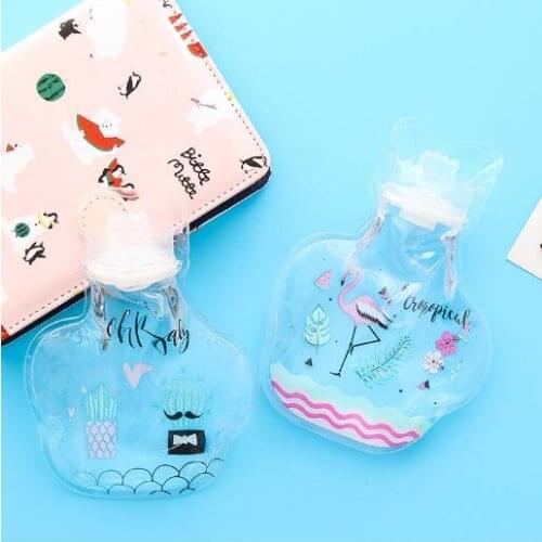 Party Favors Transparent hot water bottle winter warm student portable hot water bottle