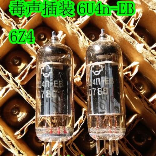2pcs/lots Toxic sound 6U4N-EB tube Replace 6U4C/6Z4 Increase Mid Bass Speaker Tone Quality Vacuum Valve