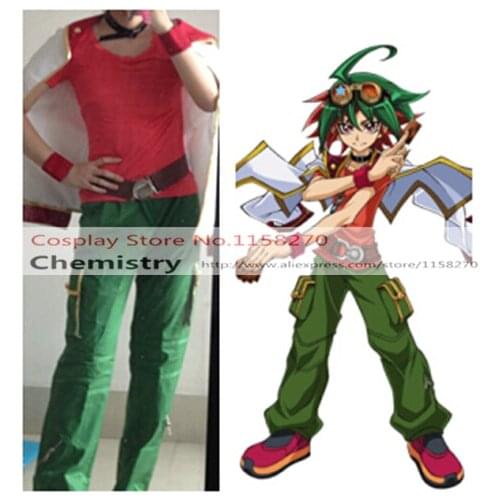 Yu-Gi-Oh! Arc-V Yu Gi Oh Arc V Trading Card Game Yuya Sakaki Cosplay Costume