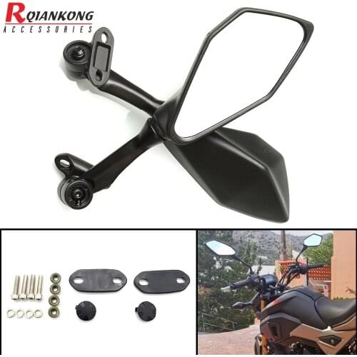 1Pair Universal Motorcycle CNC Aluminium Rearview Side MirrorFor YAMAHA YZF R25 R15 R6 R125 kawasaki z750 Z800 FZ8 FZ1 FZ6R mt09