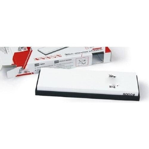 New 1pc 8000# Water stones Corundum Stones with silicone care, Knife sharpener 180*60*15mm
