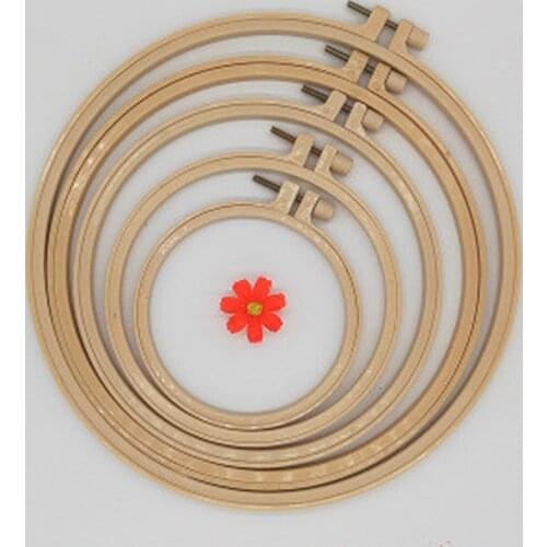 10-24 cm DIY Embroidery Hoop Tool Circle Round Frame Art Craft Cross Stitch Chinese Traditional Sewing Manual Tool
