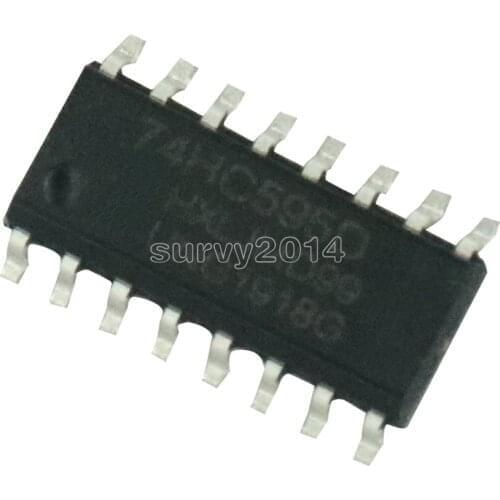 10PCS 74HC595D 74HC595 8-Bit Shift Register SOP-16 IC NEW