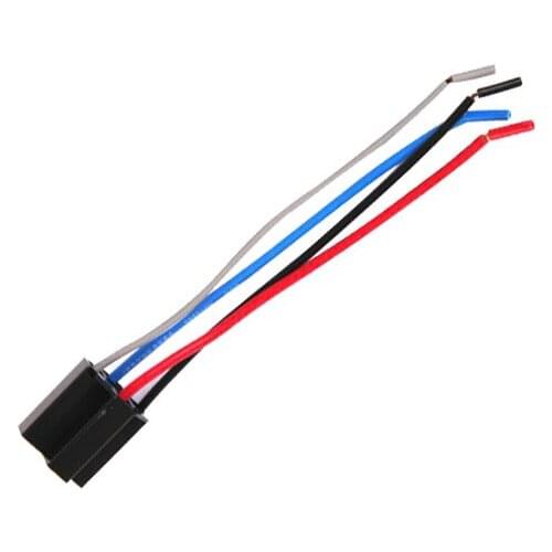 10x Auto 12V 12 Volt DC 40A AMP Relay Harness Socket 4Pin 4 Wire