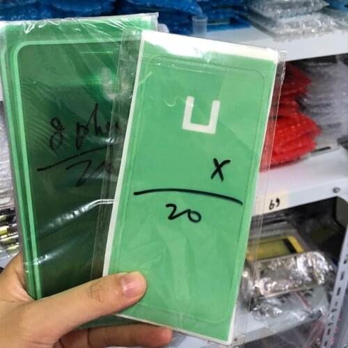 10PCS iBrokenParts Original Rear Cover Housing Sticker For iphone X 8&8plus Back cover Glass Adhesive Tape