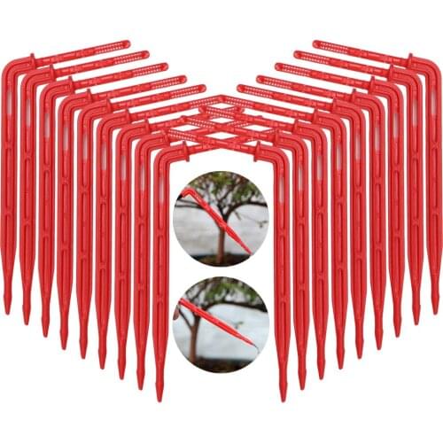 20/50PCS Bend Arrow Dripper Micro Drip Irrigation Kit Emitters for 3/5mm Hose Garden Watering Saving Micro Dripper Greenhouse