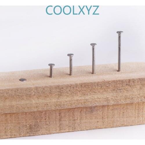304 Stainless Steel Nail Steel Nail Carpenter Round Nail Lengthened Small Nail 5pcs