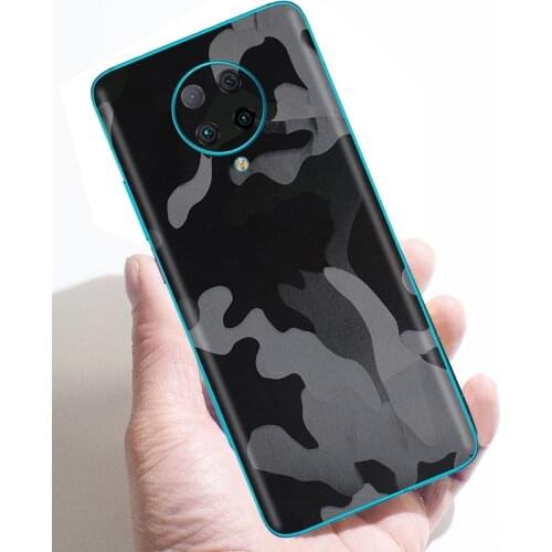 3D Camo Crocodile Snake Skin Film Wrap Skin Phone Back Sticker For XIAOMI MI10 Pro Mi9 MI8 Lite MIX3 2S Redmi K30 Pro K20 Note 8