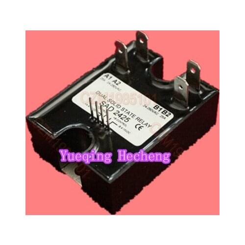 5PCS Dual Solid State Relay SSR 4-15VDC Input 280VAC 25A Replace Crydom D2425D