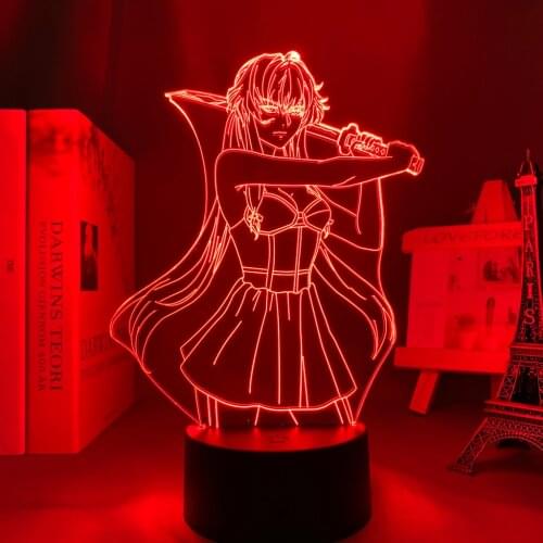 Anime Future Diary Led Light for Bedroom Decor Night Light Kids Birthday Gift Manga Future Diary Yuno Gasai 3d Lamp Bedside