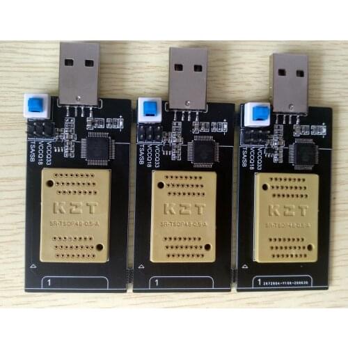 AU6989 GTC FLASH Particle Emptying Rack Test Stand TSOP48/BGA152/BGA132