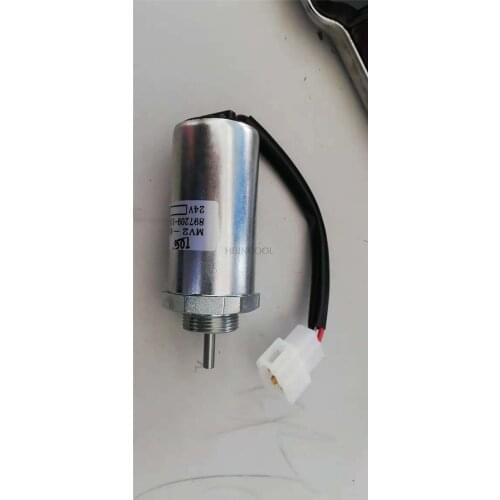 For Kobelco SK Super 8 /CASE CX55/HITACHI ZX558977329-5680 4LE2 engine flameout solenoid valve high quality accessories
