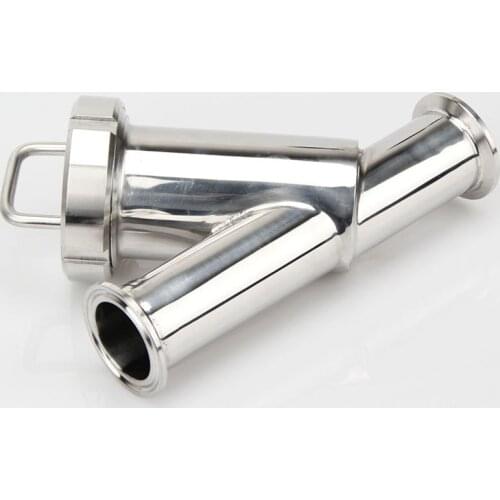 3/4”1" 1-1/4" 1-1/2“ 2" 3" Sanitary Tri Clamp Y Type Strainer Filter Stainless Steel SS304