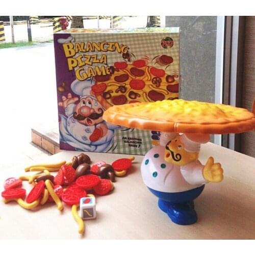 Toy - Pizza Balance Game Toy Funny Family Party Game for Ages 3 and Up